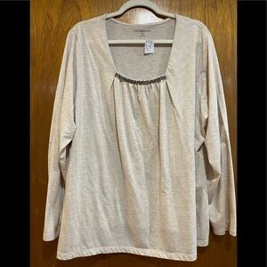 𝅺croft and Barrow Long Sleeve Top